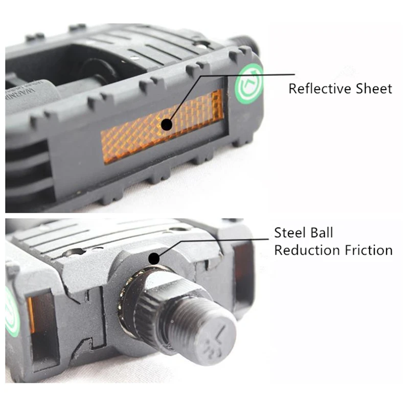 Велосипедные педали Универсальные пластиковые складные Нескользящие клипсы для