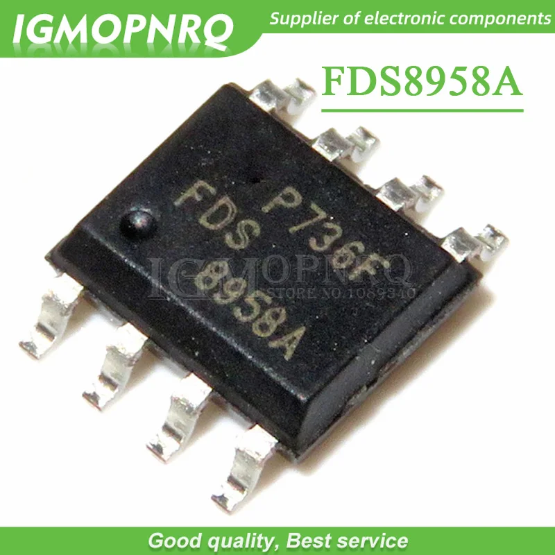 20 шт./лот FDS8958A SOP 8 FDS8958 8958A Стандартная плата высокого напряжения с ЖК дисплеем