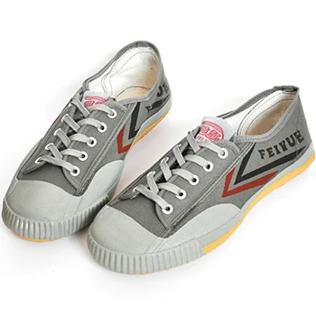 EUR Size 40 Серый классический кунг-фу обувь Feiyue кроссовки Тай Чи Кунг-фу тапочки для мужчин боевое искусство тхэквондо обувь для мужчин китайский кунг-фу обувь для женщин - Цвет: EUR Size 40