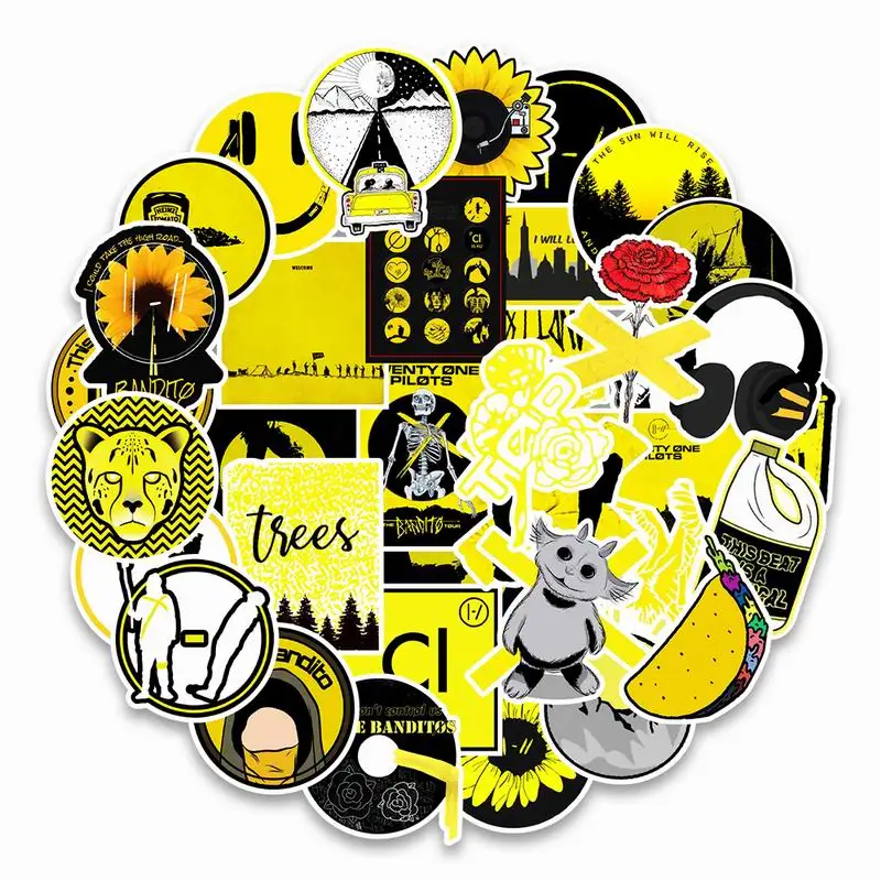 

50 шт., наклейки на автомобиль, чемодан, гитару, ноутбук