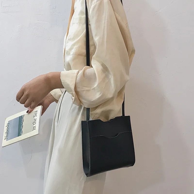 Женская сумка-кошелек для монет простая повседневная сумка через плечо