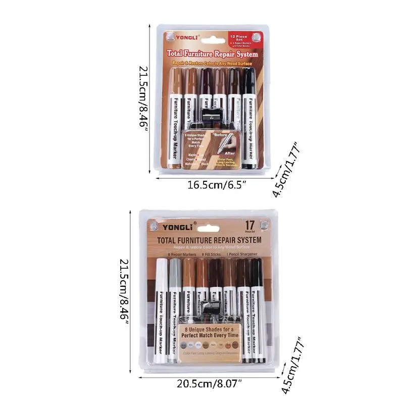 

Furniture scratch repair pen wax stick for covering stains and scratches U50E