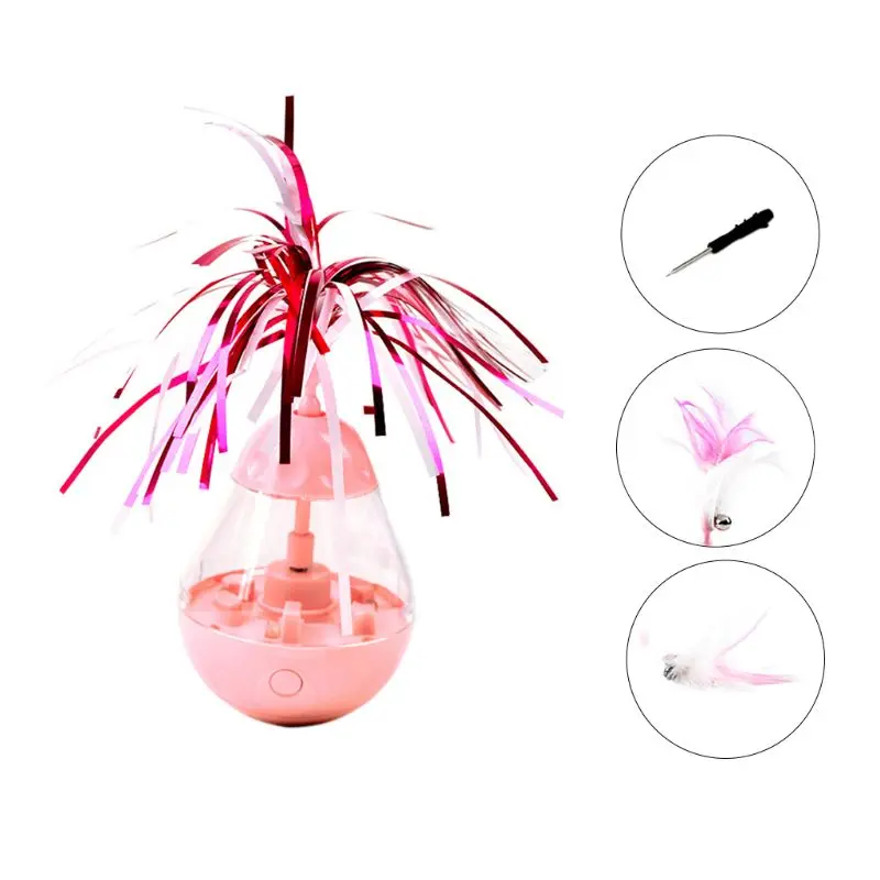 Игрушка для кошек 3 в 1 с автоматическим вращением перьев|Игрушки кошек| |