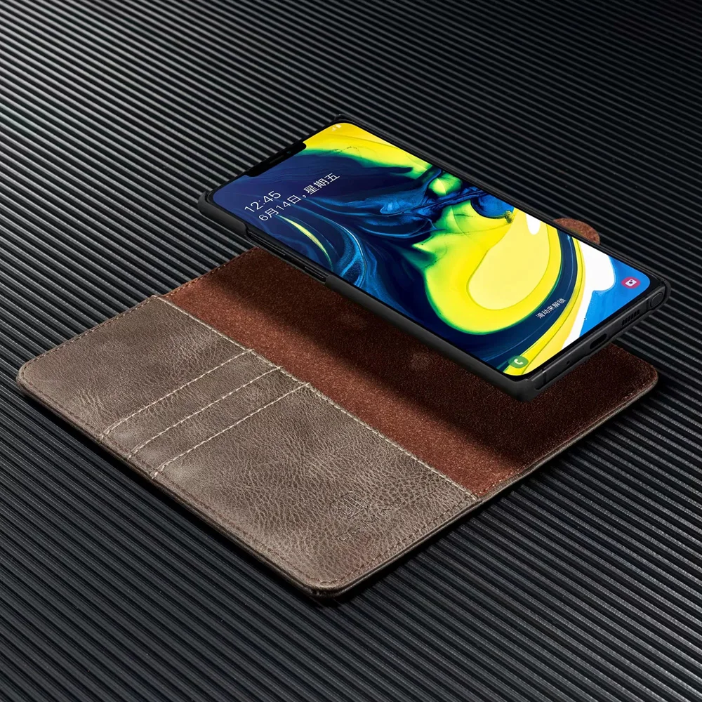 Чехол бумажник из натуральной кожи для Samsung Galaxy Note 10 Plus Pro 5G 8 9|Бамперы| |