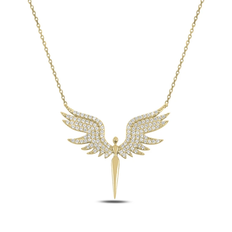 

Серебряный кулон Ангел из циркония Silverlina