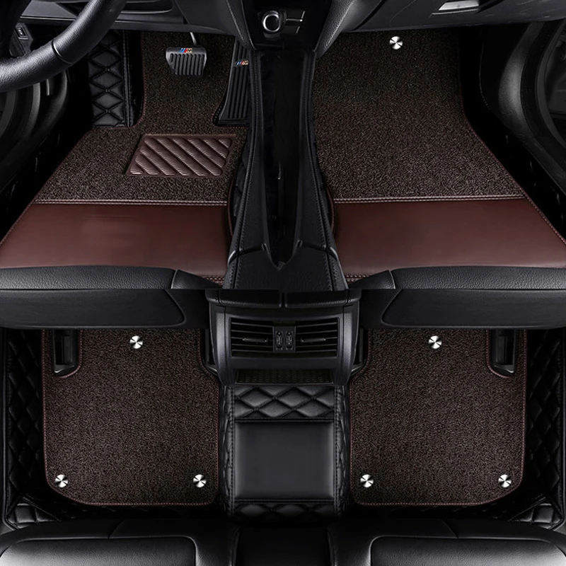 

Автомобильные коврики с логотипом под заказ для Tesla Model S Model X, подходит для Alfa Romeo Stelvio Giulia, Стильный коврик для автомобиля, кожаный автомобиль...