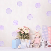 36pcsset watercolor dots wall sticker pink for kids room bedroom creative decals diy vinyl nursery office beautiful home decor