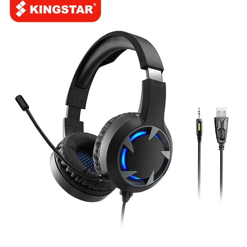 

KINGSTAR Gaming Wired Headphones Headband Earphones Gamer Headset For Computer Ear Pads Cheap PC Accessories Phones