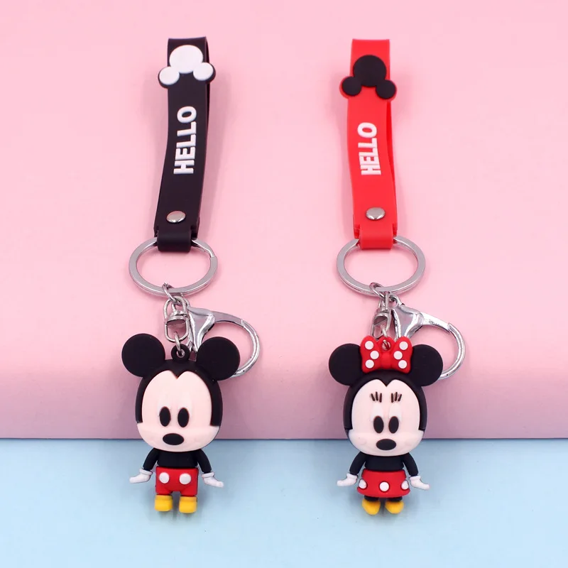 Цепочка для ключей из ПВХ с трехмерной куклой креативный кулон мультфильма