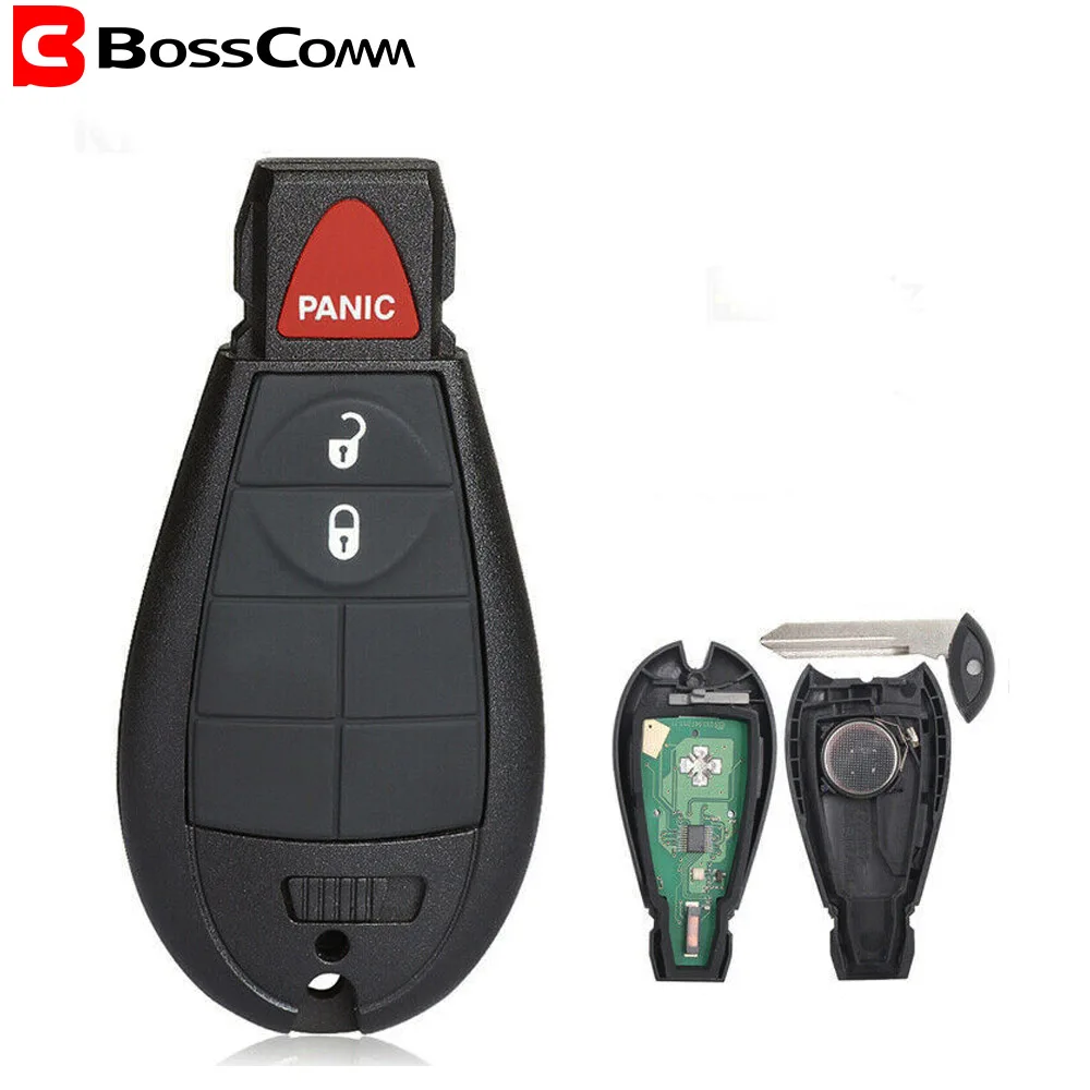 Bosscomm Автомобильный Брелок дистанционного управления с ключом 2013 2018 для Chrysler Dodge