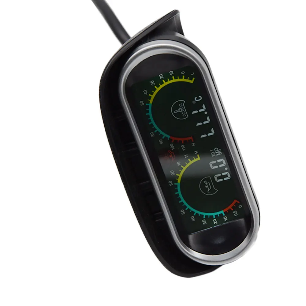 Универсальный цифровой измеритель давления масла 2 в 1 с датчиком температуры