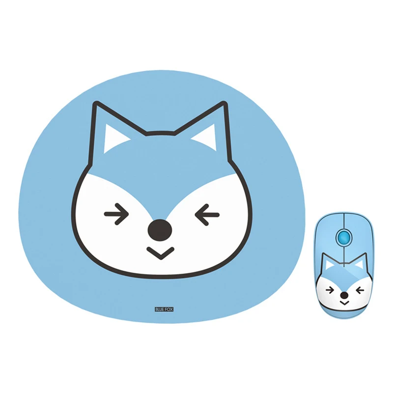 Беспроводная 2 4G USB игровая мышь с ковриком для мыши бесшумная геймеров Macbook Xiaomi HP