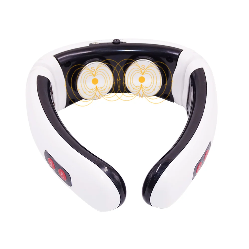 

Electric Neck Massager Pulse Back Neck Shoulder Body Massage Smart Cervical Spine Massager Heating Pain Relief Tool Relaxation