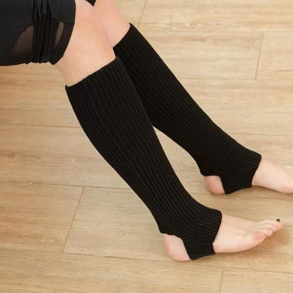 

Winter Leg Warming Yoga Socks Women Warm Knitted Leg Socks Crochet Knee High Leg Socks Leg Cold Prevention