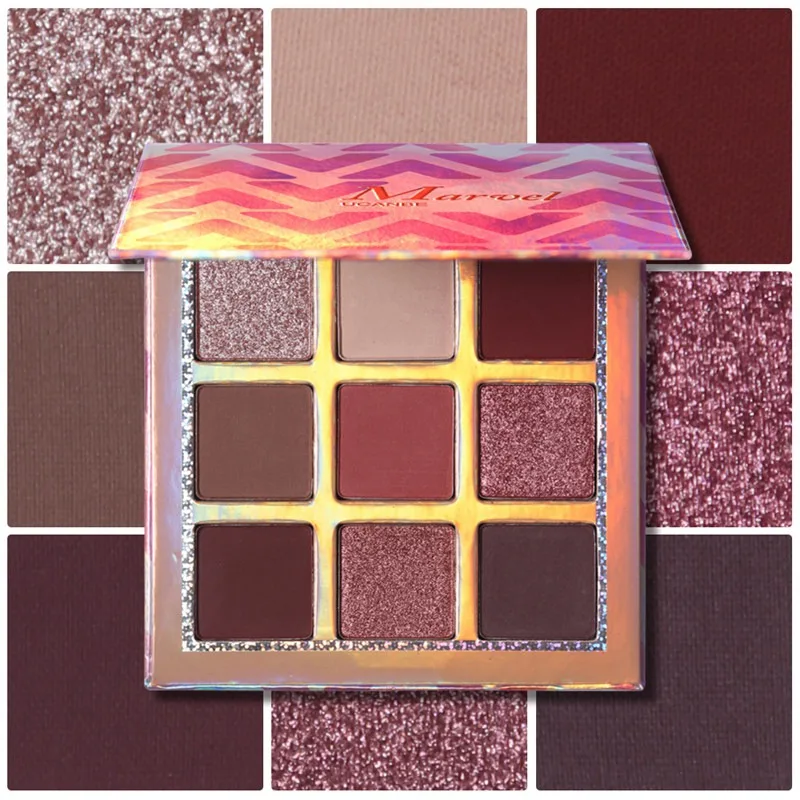 9 Shimmer Matte Duochrome Gemstone Eyeshadow Palette Creamy Pigmented Color Eye Shadow Smooth Makeup New NEWEST |