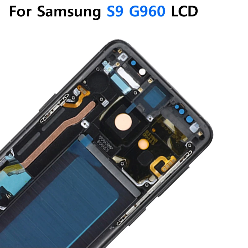 Оригинальный дисплей для Samsung Galaxy S9 G960 G960F Plus G965 G965f ЖК-дисплей с рамкой сенсорный