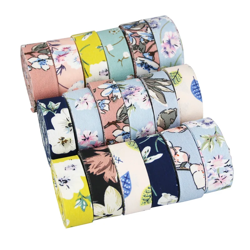 Бант 25 мм материал для аксессуаров волос хлопковая кружевная лента с принтом