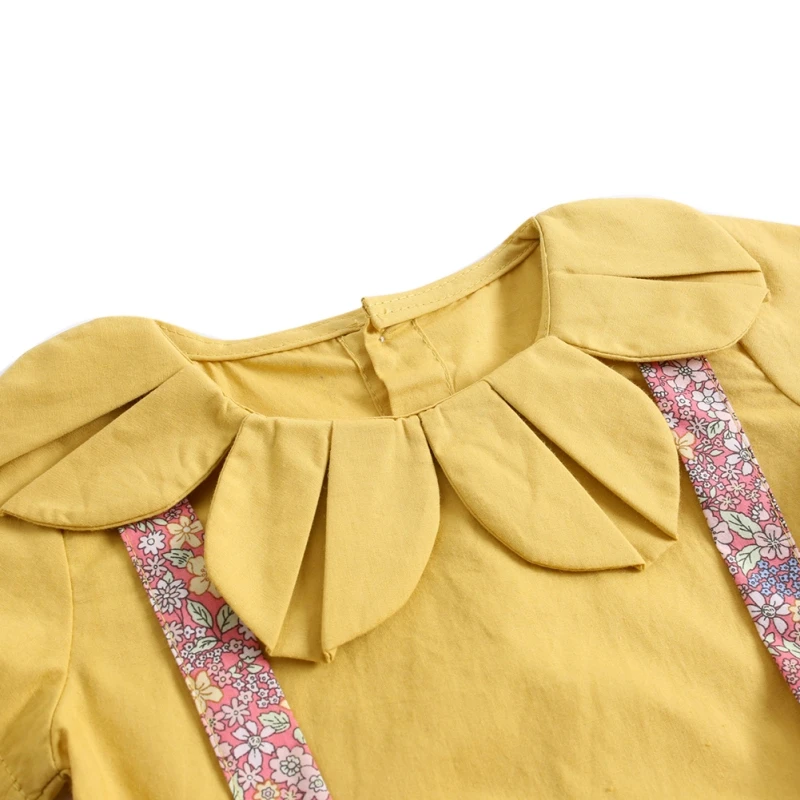 

Toddler Baby Girls Ruffles Romper Infant Newborn Baby Jumpsuit Summer Baby Girls Clothes1