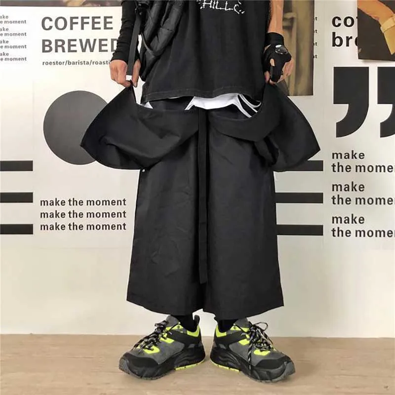 Кимоно NiceMix женское с широкими штанинами модная свободная уличная одежда в