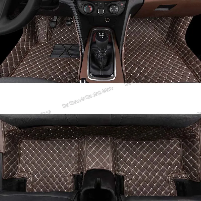 Напольный коврик Lsrtw2017 из волоконной кожи для автомобиля Chevrolet кавалера 2017 2018 2019