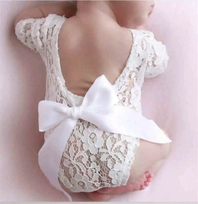 Комбинезоны для новорожденных детский кружевной комбинезон фотосъемки Детская