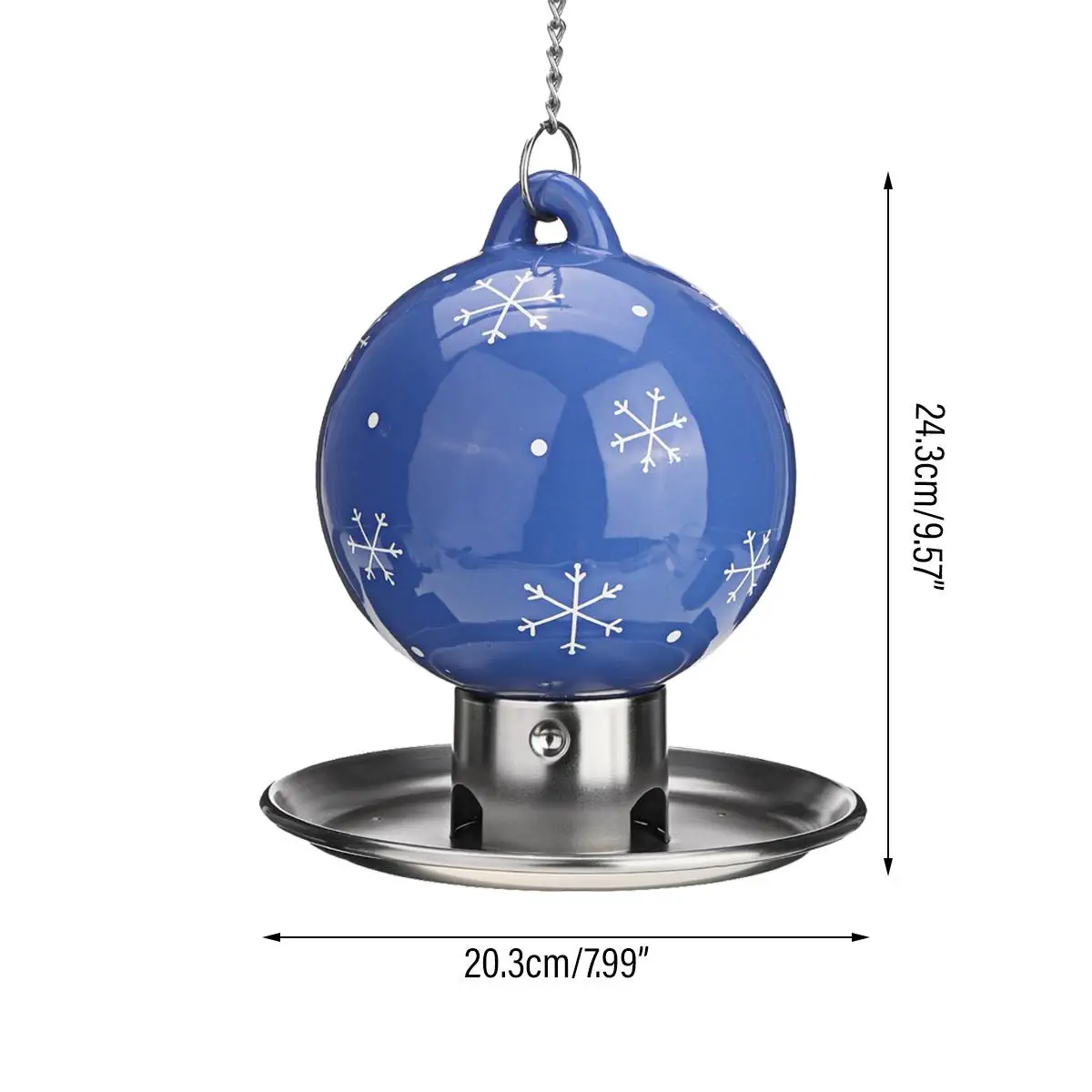 

Outdoor Garden Hanging Bird Feeder Ceramics Hummingbird Feeding Platform Bird Cage Nest Garden Balcony Decor Birds Perch Stand