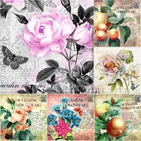 new 5d diy scenery diamond painting flower diamond embroidery cross stitch full square round drill crafts manual home decor gift