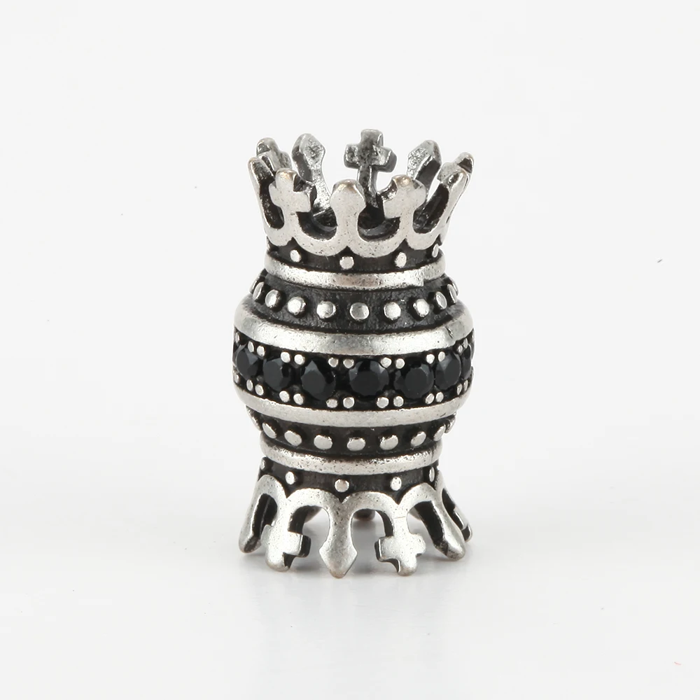 Спейсер в виде короны бусины для изготовления ювелирных изделий золотые