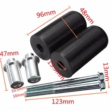 General  Non-slip MotorcycleNo Cut Frame Slider Pad New Anti Crash Falling Protection Motorcycle Part for Yamaha/Suzuki/Honda