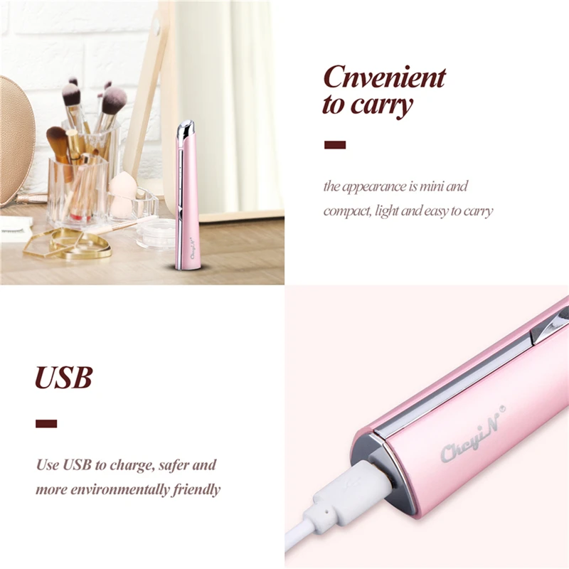 CkeyiN EMS массажер для лица глаз палочка удаления темных кругов устраняет мешки