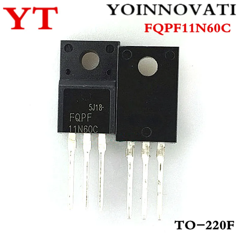 50 шт./лот FQPF11N60C FQPF 11N60C TO-220F IC лучшего качества
