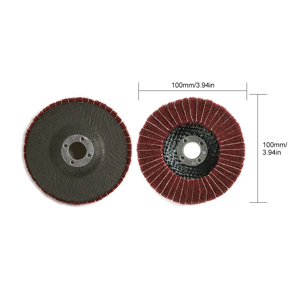 10 шт. диаметр 100 мм волоконный полировальный круг Абразивная Полировка диск для