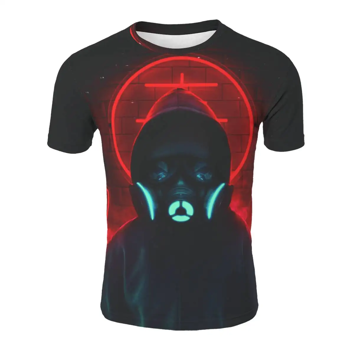 

2021 Four Seasons New Hot Selling Creative 3D Printing Top Short Sleeve Hot Graphics Simple And Generic Funny And Novel T-Shirt