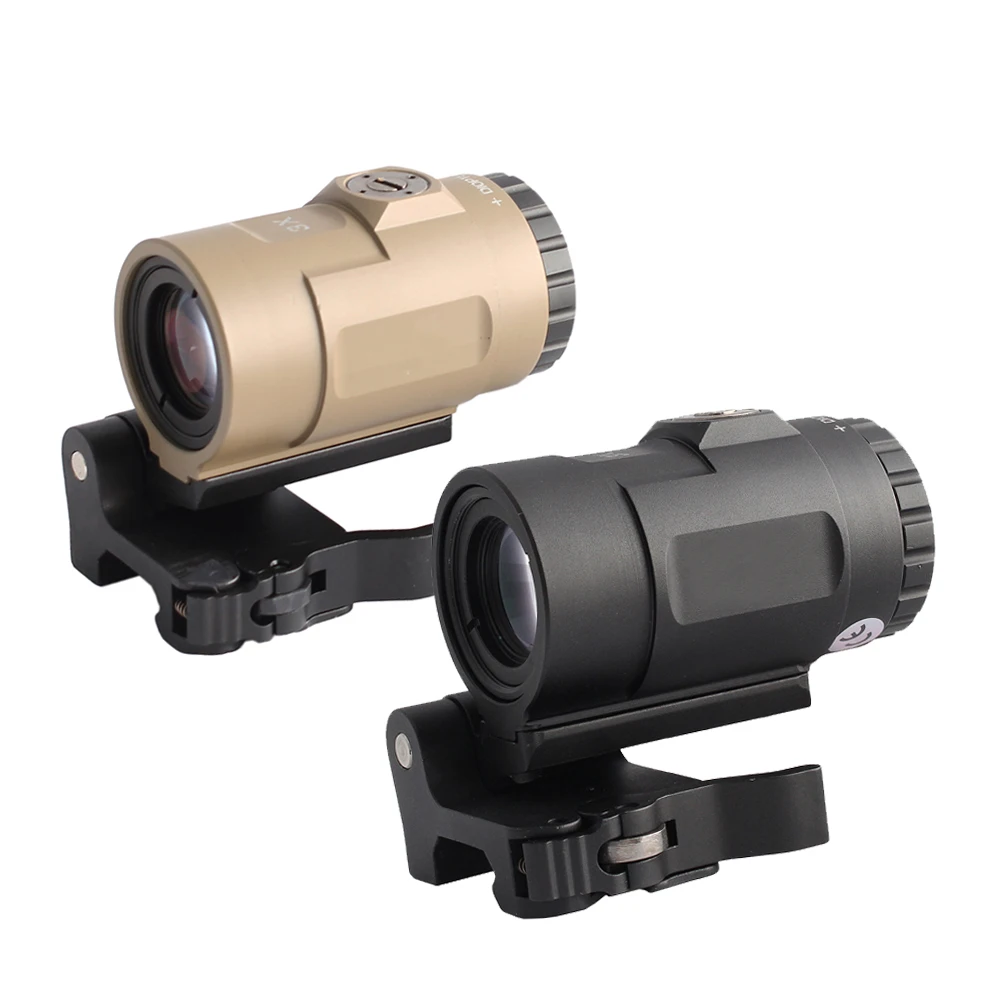 Тактическая Лупа 3X прицел с переключателем на сторону быстросъемное крепление QD