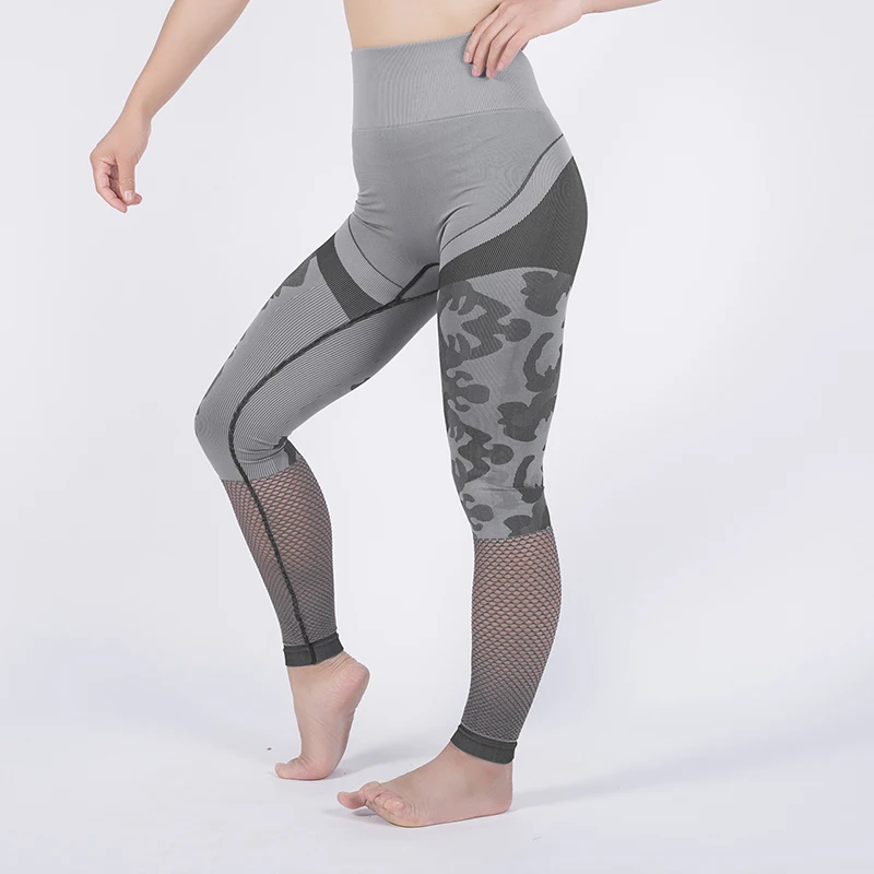 SALSPOR, камуфляжные Бесшовные Спортивные Леггинсы для женщин, Акула, фитнес, полые, обтягивающие леггинсы для спортзала, высокая талия, пуш-ап, эластичные штаны для йоги