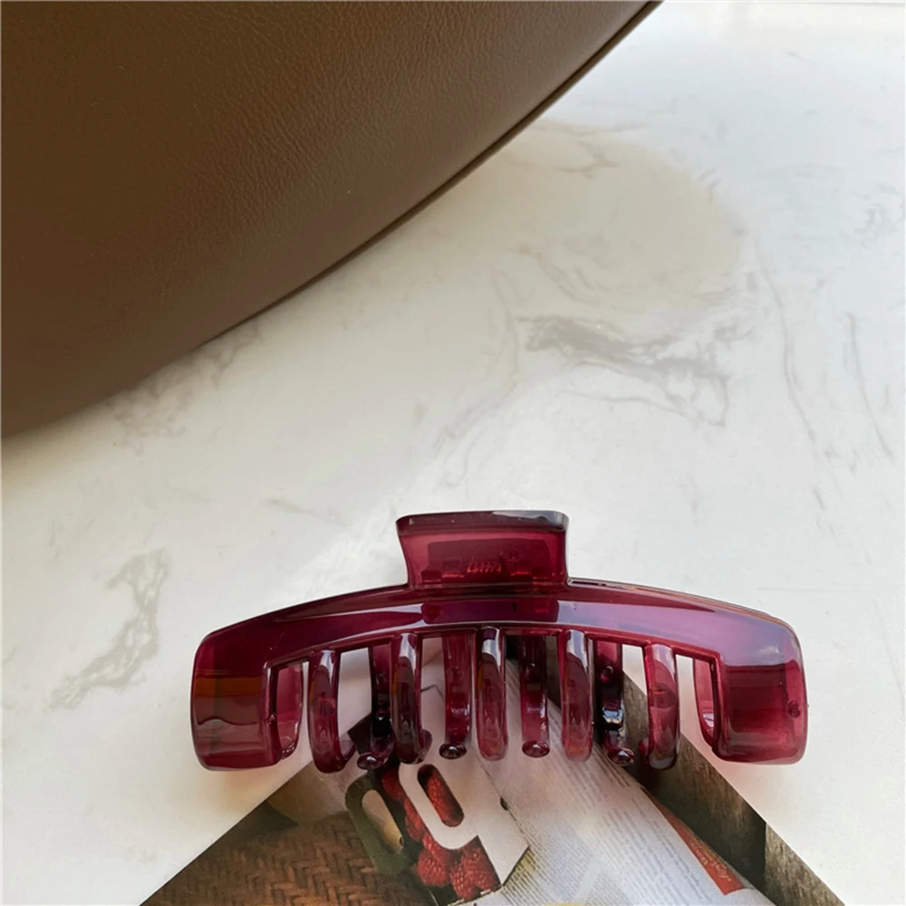 

1PC Barrettes Hair Clips Hair Claw For Women Acrylic Hairpins Hair Crab Claws Girls Make UP Washing Tool Accessories Decoration