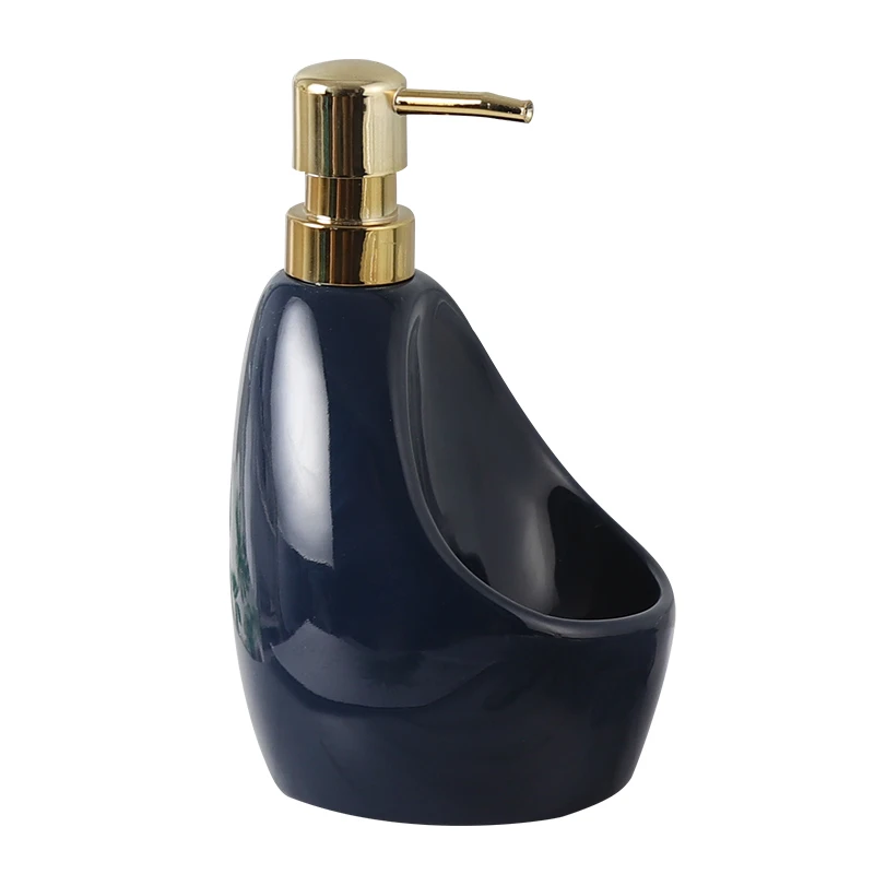 new 580ml Ceramic Multifunction Liquid Soap Dispenser for Kitchen Bathroom Home Decoration Bathroom Accessories
