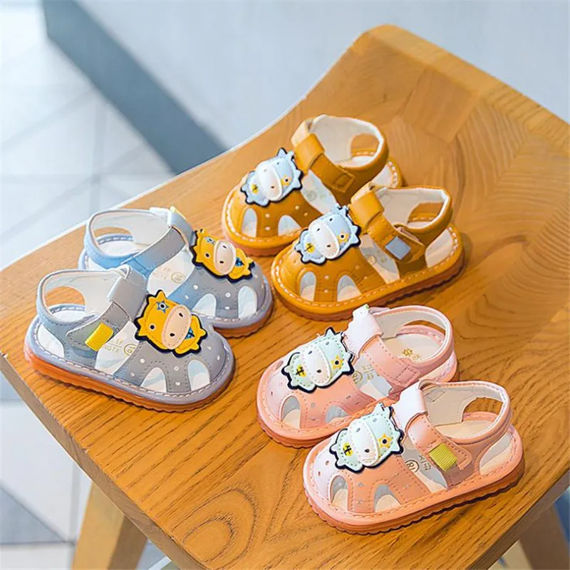 

Girls Baby Sandals Summer Baby 1-3 Years Old Called Shoes Non-Slip Soft Bottom Toddler Shoes Boy Infant Beach Sandals Cartoon