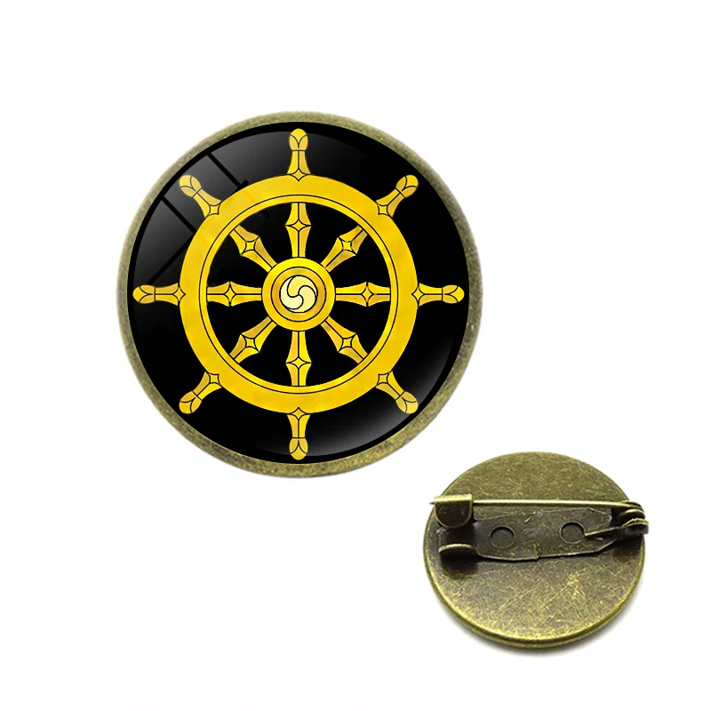 Дхармачакра Колесо Фортуны броши и булавки колесо права дхармачакра Дхарма