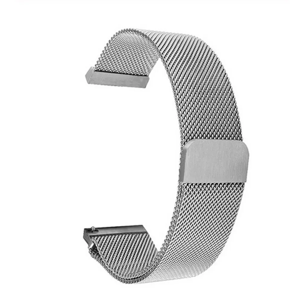 silver2 20MM strap Makibes T4 Plus мужские полностью сенсорный экран из закаленного стекла смарт-часы водонепроницаемые монитор кровяного давления стальной Lite сетчатый металлический ремешок - Цвет: silver2 20MM strap