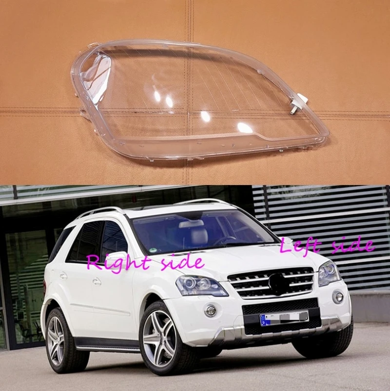 

For Mercedes-Benz W164 ML320 ML350 ML400 ML450 ML500 2007- 2011 Headlamp Cover Car Replacement Front Auto Shell Cover