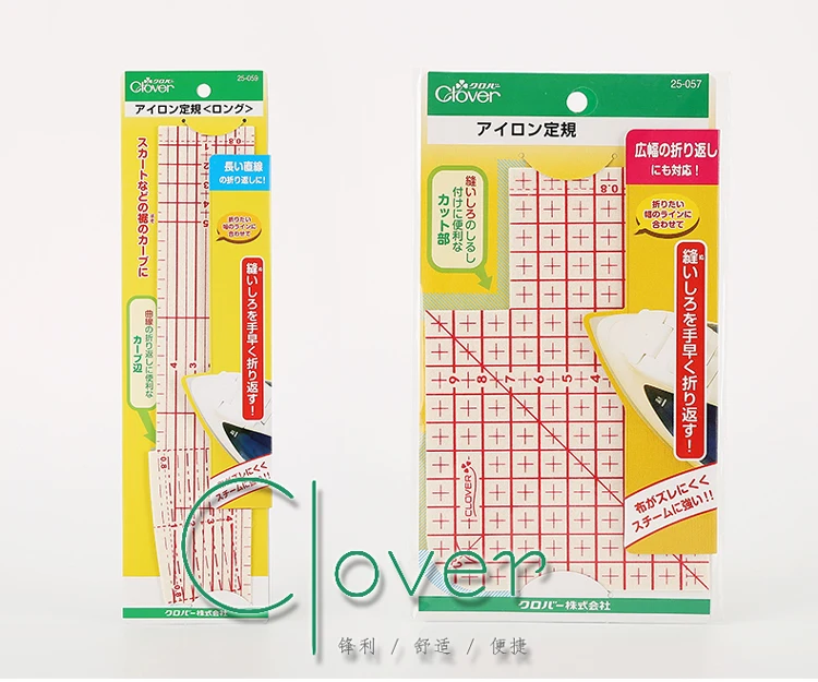 Японский Клевер Лоскутная Горячая гладильная линейка управления 25 057/059 Вязание