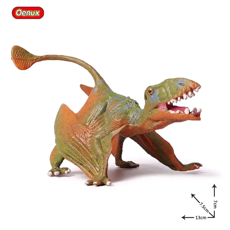 without box Oenux классический Юрский птеродактил Хищник фигурки Quetzalcoatlus динозавр животные модель ПВХ Коллекция детская игрушка - Цвет: without box