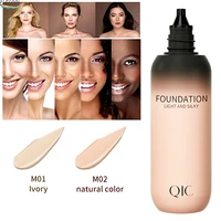 elecool professional face foundation cream full concealer makeup cosmetics waterproof base brighten whitening cover dark circles