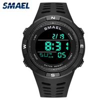 smael brand 1915 mens watches 2021 waterproof chronograph electronic wrist watch man digital sport stopwatch led alarm clock