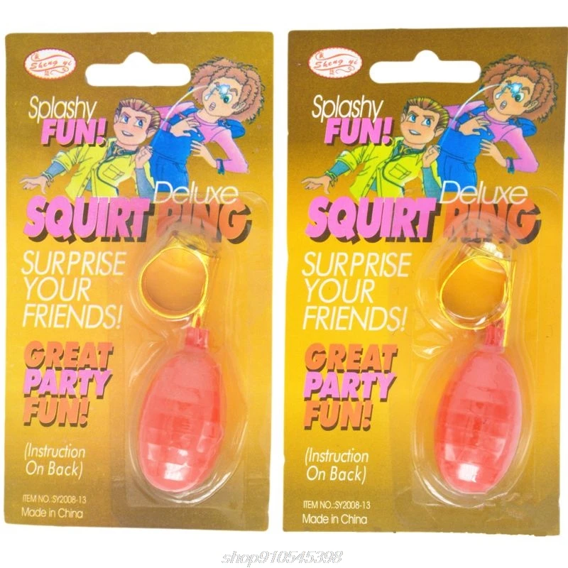 

Squirt Ring Water Ring Tricky Toys Spray Water Funny Gags Prank Jokes Toy Fool's Day Party Favor Gift D23 20 Dropshipping