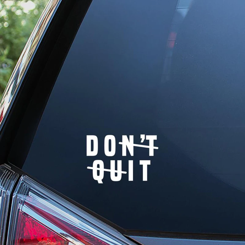 Черная/Серебристая Наклейка Do It водостойкая наклейка на окно автомобиля подарок