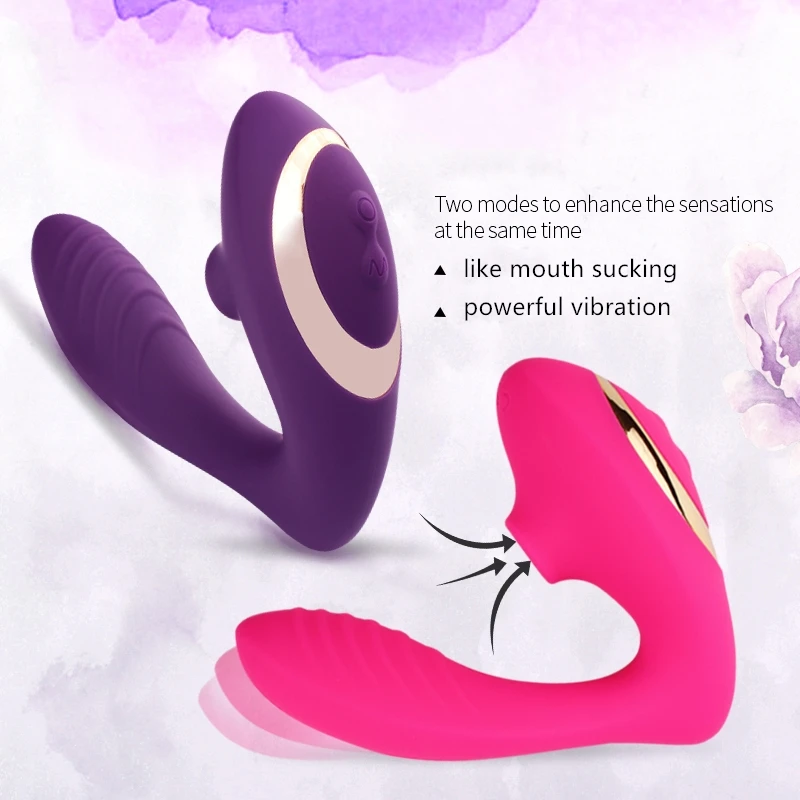 Волшебный умный двойной вибратор для сосания оргазма мощный массажер с палочкой