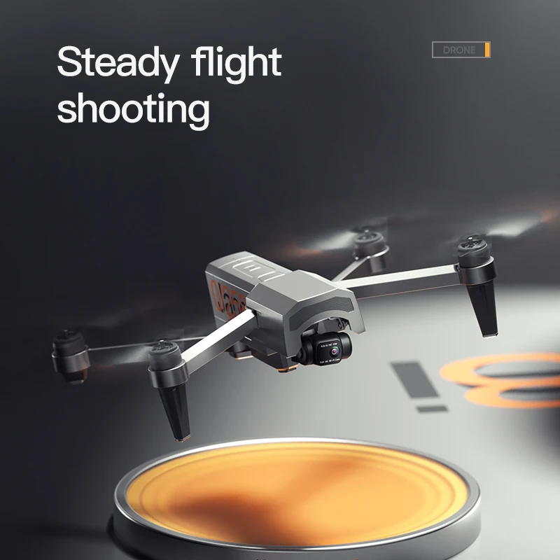 2021 НОВЫЙ HR i1 Drone 6K HD Camera Quadcopters GPS FPV с двухосевой карданной камерой EIS Professional