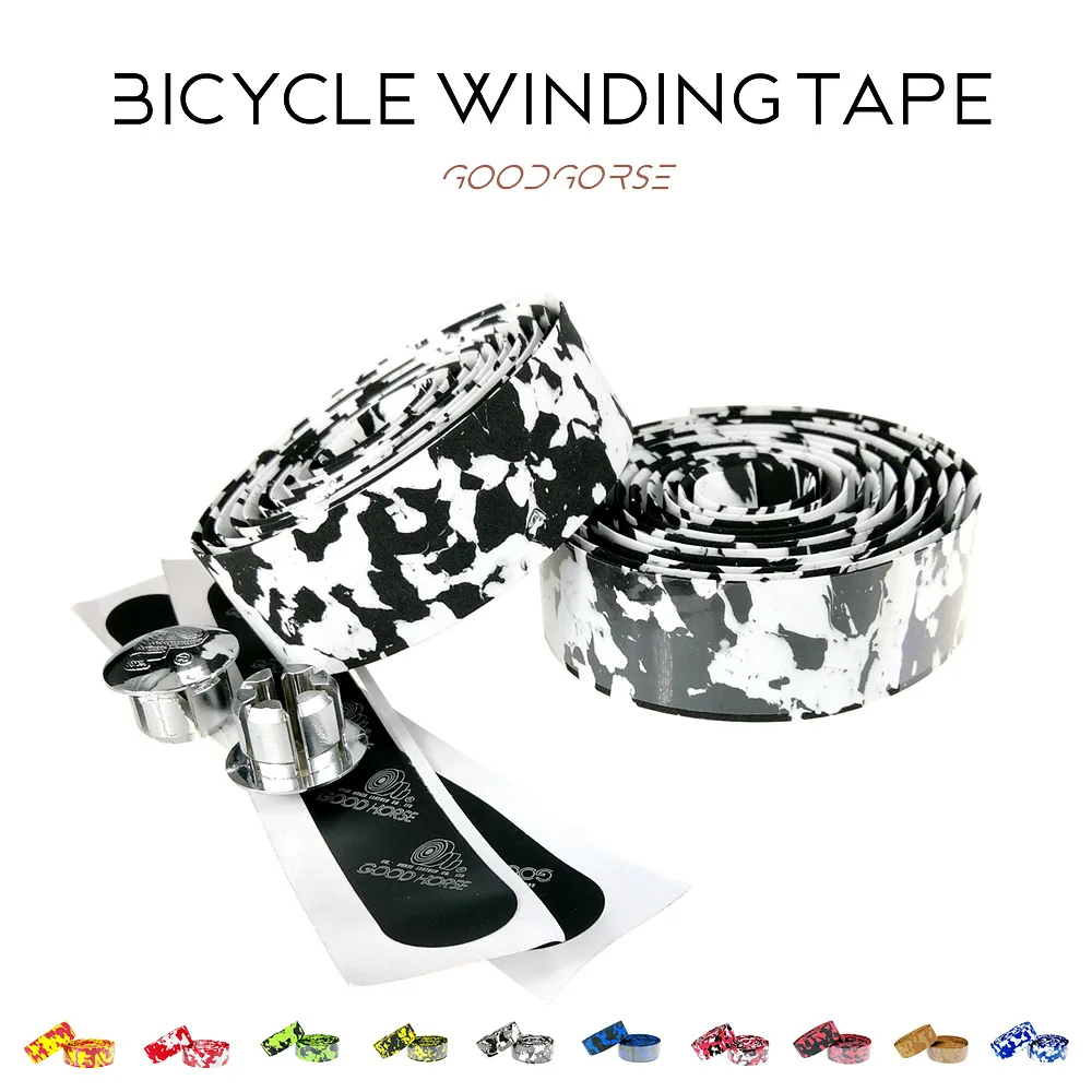 

Camouflage Pattern Multi-Color Bike Handle Dead Fly Racing Bicycle Winding Tape Sweat-Absorbent Non-Slip Strap Pieces